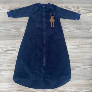 Hudson Baby Baby Boys Fleece Sleep Sack 0–9M Zip Closed Long Sleeve